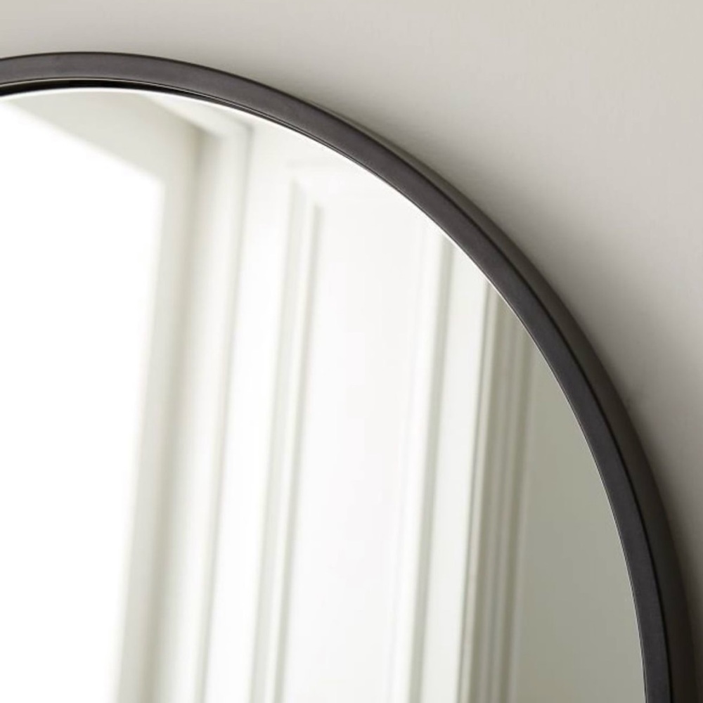 NEW West Elm Full Length Arched Black Framed Boho Floor / Wall Mirror 65" x 24" - Picture 5 of 12